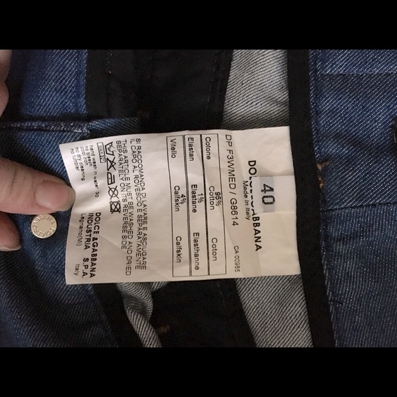 Dolce and Gabbana Capri jeans authentic nwot - Picture 8 of 8